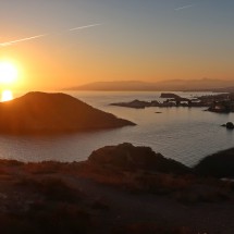 Bay of Puerto de Mazarròn with the island La Isla